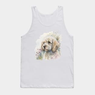 Cockapoo -- Original Watercolour Art Tank Top